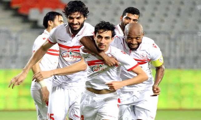 فرحة لاعبي الزمالك بالفوز