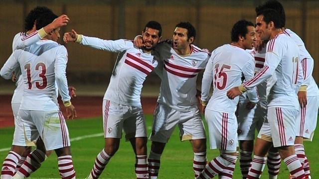 فرحة لاعبي الزمالك بالفوز