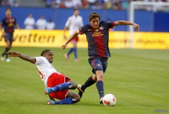 جانب من المباراة