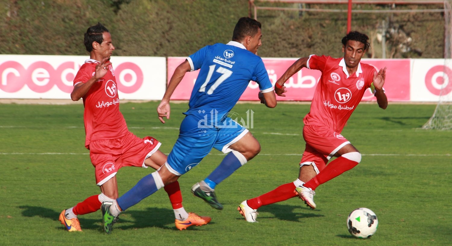 جانب من مباراة سابقة بين شباب رفح والأهلي