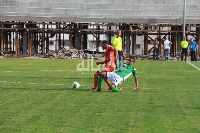 جانب من مباراة خدمات رفح واتحاد خانيونس